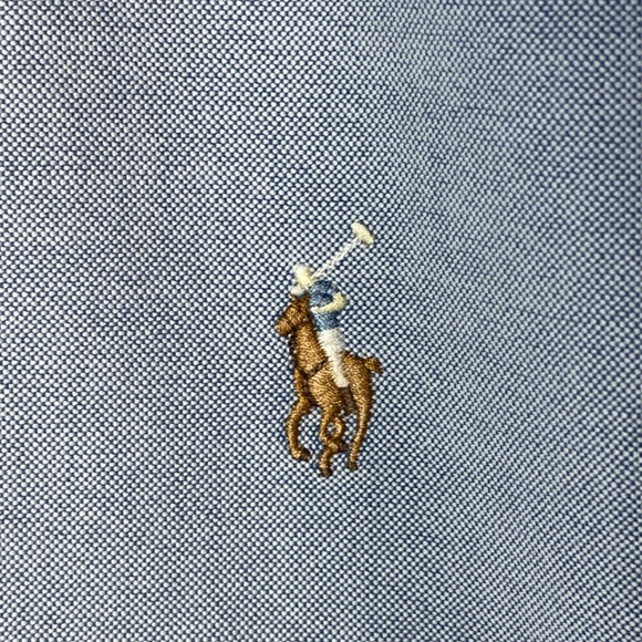 Ralph Lauren Blue Button-Down Shirt - Picture 6 of 7